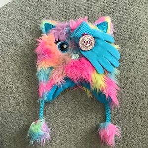 NWT Kids Hat & Gloves 2 Piece Set